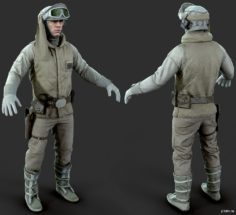 Luke Hoth 3D Model
