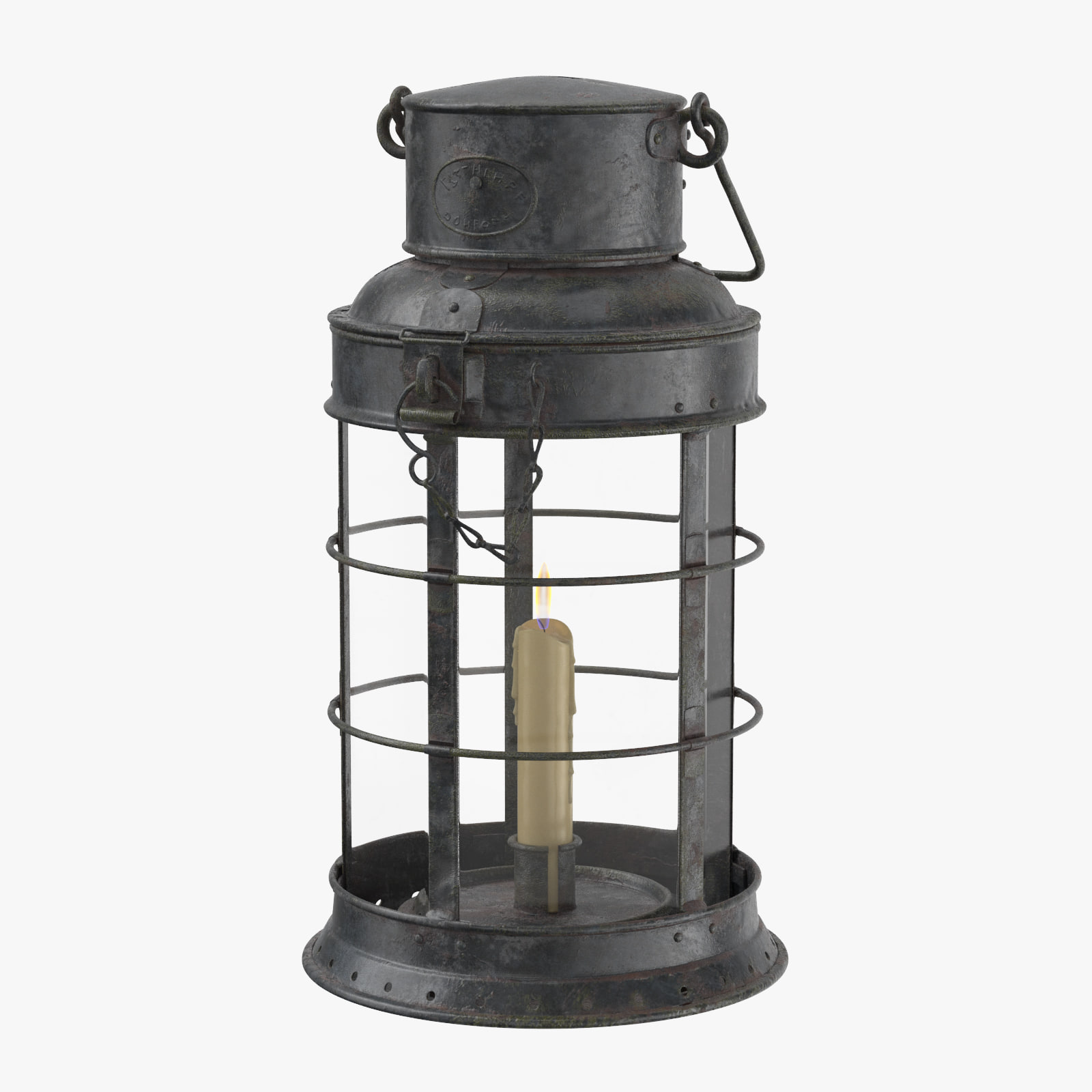Ship Candle Lantern 3D model 3D Model