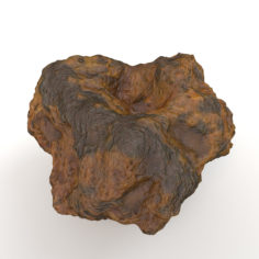 Yellow Volcanic Rock 3D Model