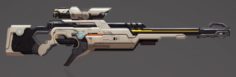MEATOOMA-D10 Stalker D10 concept sniper rifle STL 3D Model