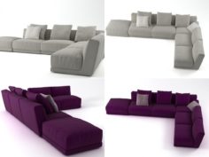 Luis sofa comp1 3D Model