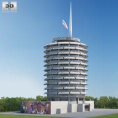 Capitol Records Building 3D Model