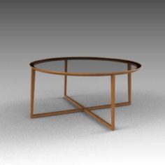 Curio coffee table 3D Model