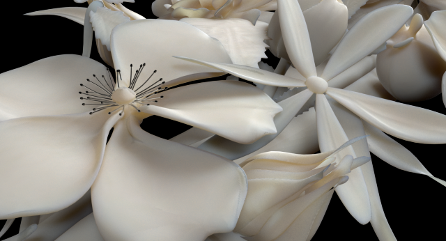 3D Flower 3D Model