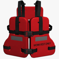 Life Jacket – Work Model 3D Model