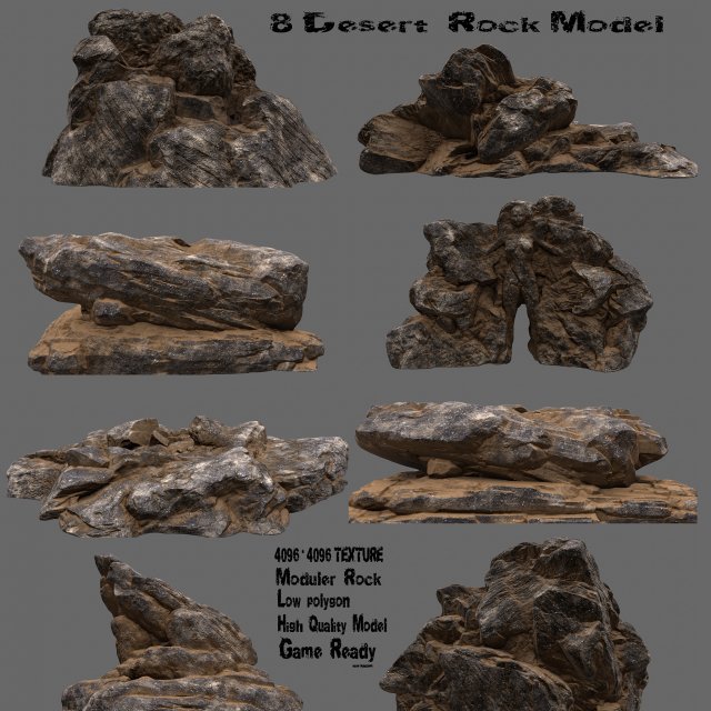 Rocks6 3D Model