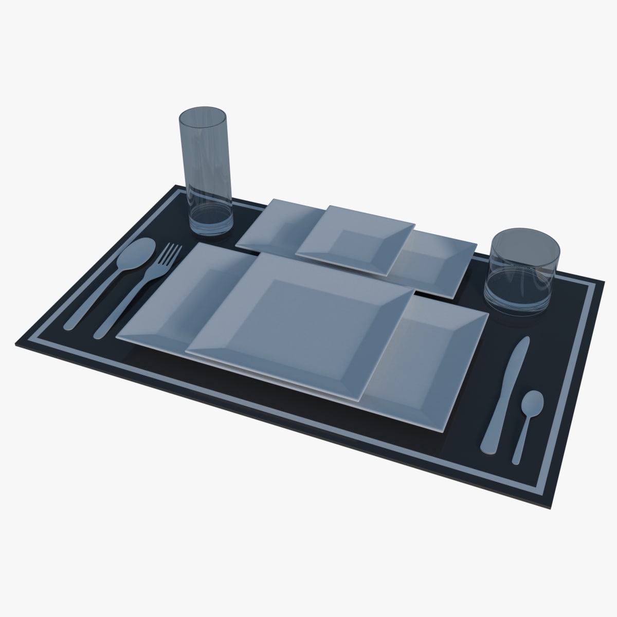 Place Setting 2 3D Model