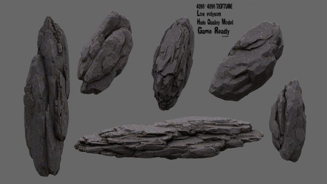 Rocks2 3D Model