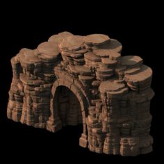 Ghost Mountain – Mountain Cave 01 3D Model