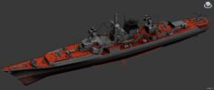 Kresta II-class cruiser 3D Model