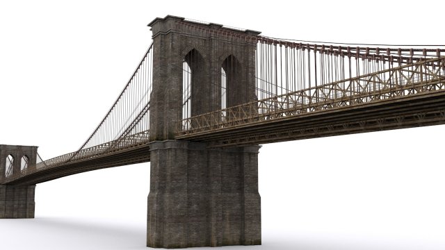 The Brooklyn Bridge 3D Model