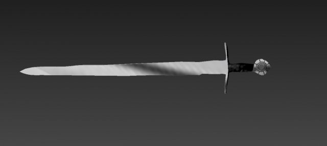 Low poly sword Free 3D Model