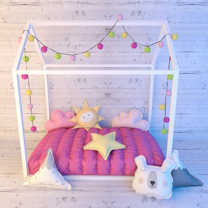 This Little Love Bed 3D Model