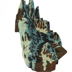 White camel hill – small diameter surface 3D Model