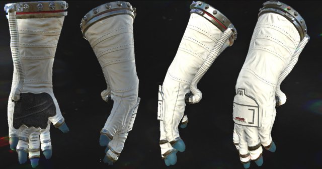 VR Astronaut hands Game Optimized Package – Animated 3D Model
