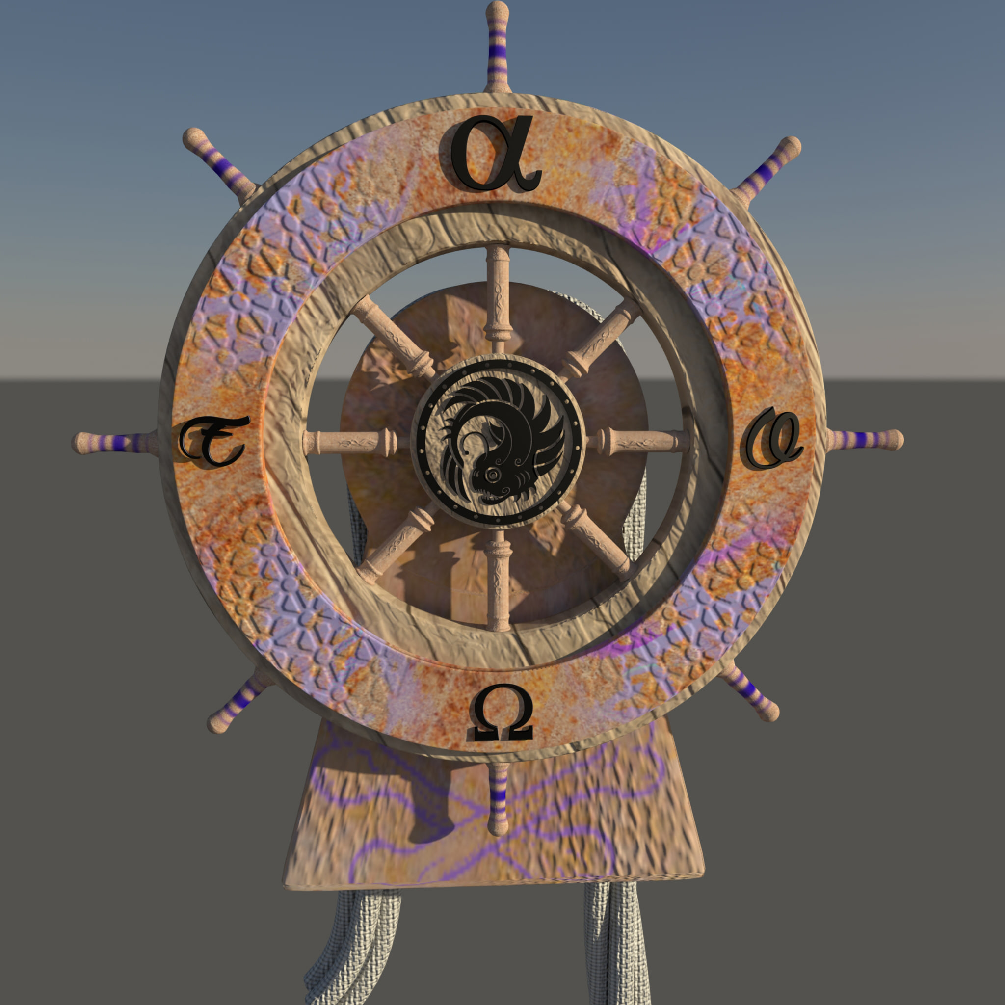 Rudder 3D model 3D Model