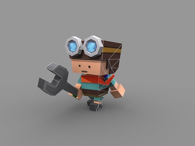 Fixman 3D Model