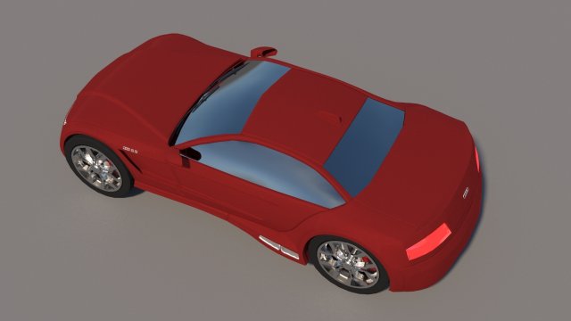 Audi S8 High detailed 3D Model