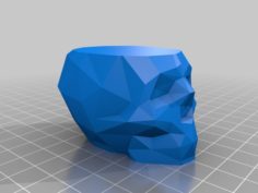 vase mode skull 3D Print Model