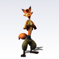 Fox fantasy character 3D Model