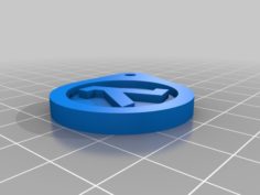 Half Life logo keychain 3D Print Model