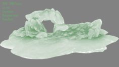 Ice cave 4 3D Model
