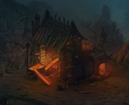 Nibelungen – blacksmith shop 3D Model