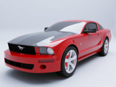 3D model Ford Mustang 3D Model