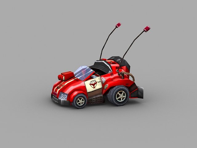 Open car 3D Model