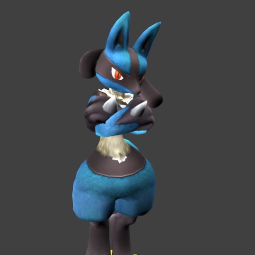 Lucario Trophies						 Free 3D Model