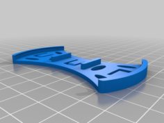 72mm lens cap clip for neck strap 3D Print Model
