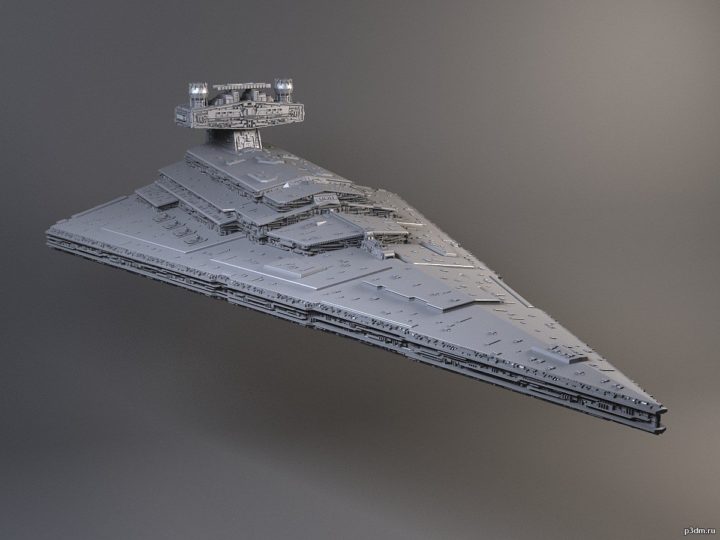 Star Destroyer 3D Model