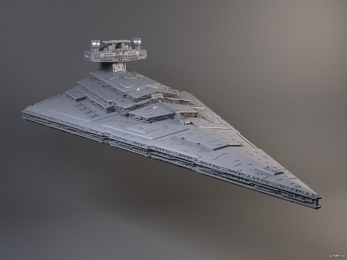 Star Destroyer 3D Model - 3DHunt.co