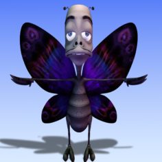 the butterfly fantasy character 3D Model