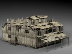 Old abandoned house 3D Model