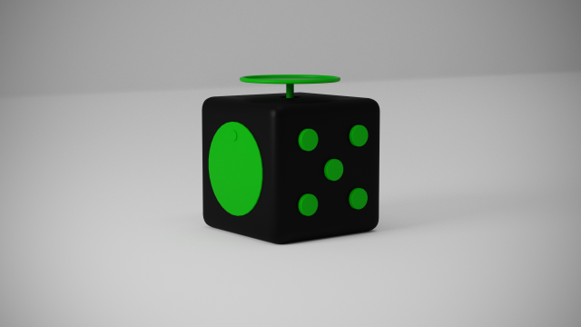 Fidget Cube 3D Model