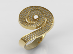 Espiral ring 3D Model