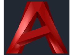 AutoCAD Logo 2018 (not accurate) 3D Print Model