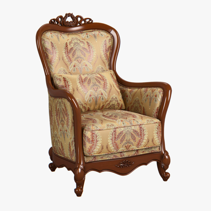 230-1 Carpenter Sofa chair A 750x850x1110 3D Model