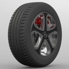Wheel Mercedes Benz G-Class 3D Model