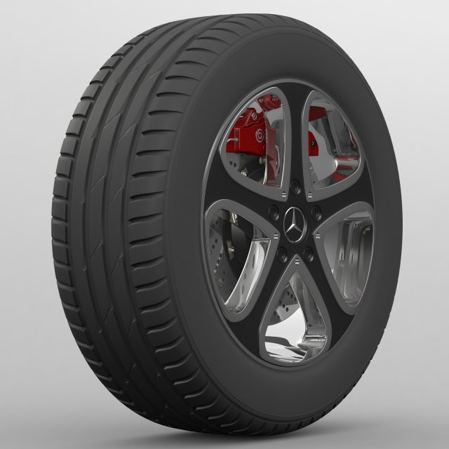 Wheel Mercedes Benz G-Class 3D Model