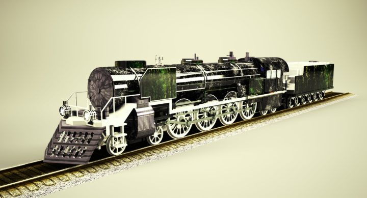 Steam_Mountain_484 MK2 3D Model