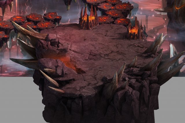 Flaming Cave – Middle and Lower Surface 3D Model