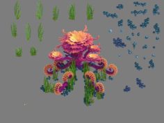 Seabed Plant – Coral Tree 003 3D Model