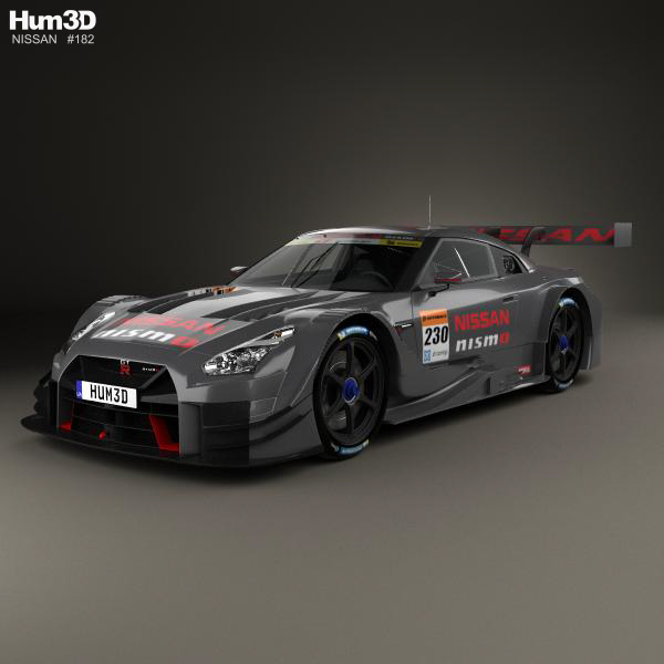 Nissan GT-R GT500 Nismo 2017 3D Model