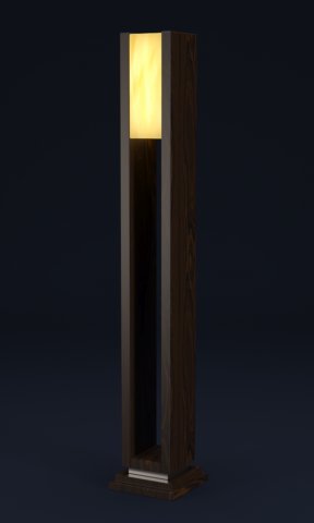 La Macassar Floor Lamp 3D Model