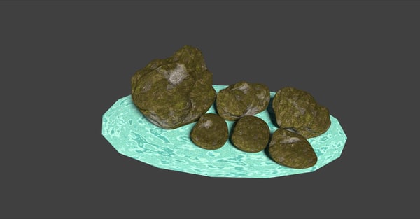 3D HD Stones 3D Model