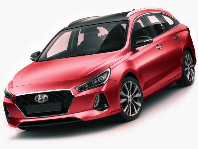 Hyundai i30 Tourer 2018 3D Model