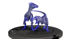 3D Velociraptor 3D Model