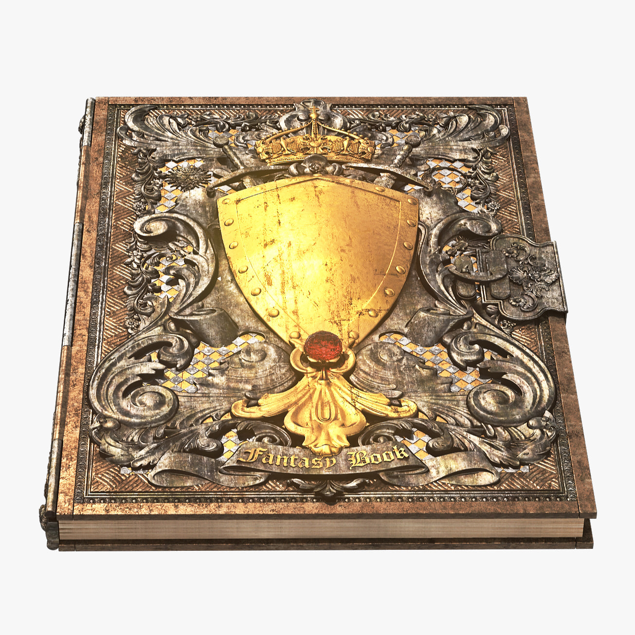 Fantasy Book 3D Model